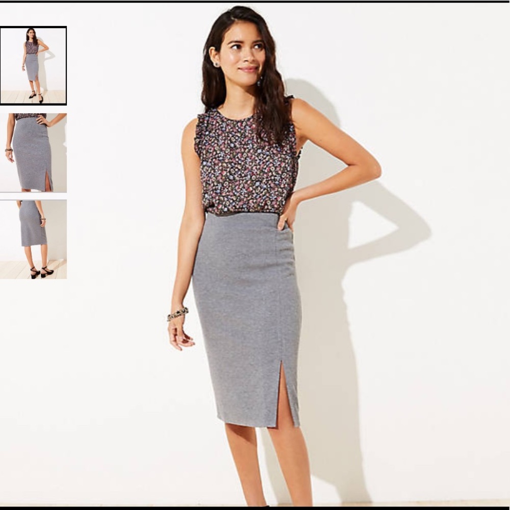 Loft Knit Pencil Skirt